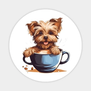 All I Need Is Coffee And My Yorkie Magnet